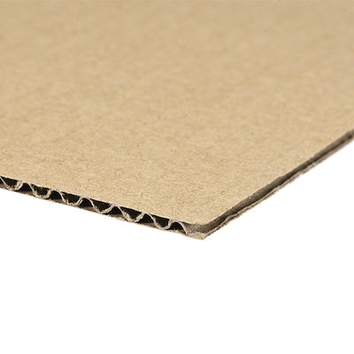 Harfington Uxcell Corrugated Cardboard Filler Insert Sheet Pads 3-Layer 3mm x 8 x 8-Inch 8pcs