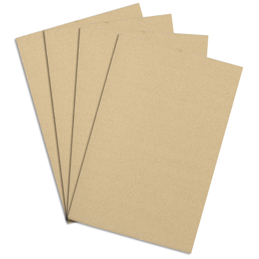 uxcell Uxcell 4x Einlegeblatteinlage aus Wellpappe Verpacken von Versenden und Basteln 3mm x 12 Inch x 16 Inch 3 Schichten 