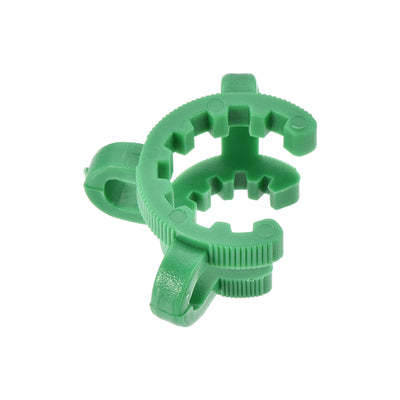 Harfington Uxcell Lab Joint Clip Plastic Clamp Mounting Clips for 14/20 or 14/35 Glass Taper Joints Laboratory Connector Green 5Pcs