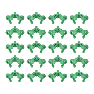 uxcell Uxcell Lab Joint Clip Plastic Clamp Mounting Clips for 14/20 or 14/35 Glass Taper Joints Laboratory Connector Green 20Pcs