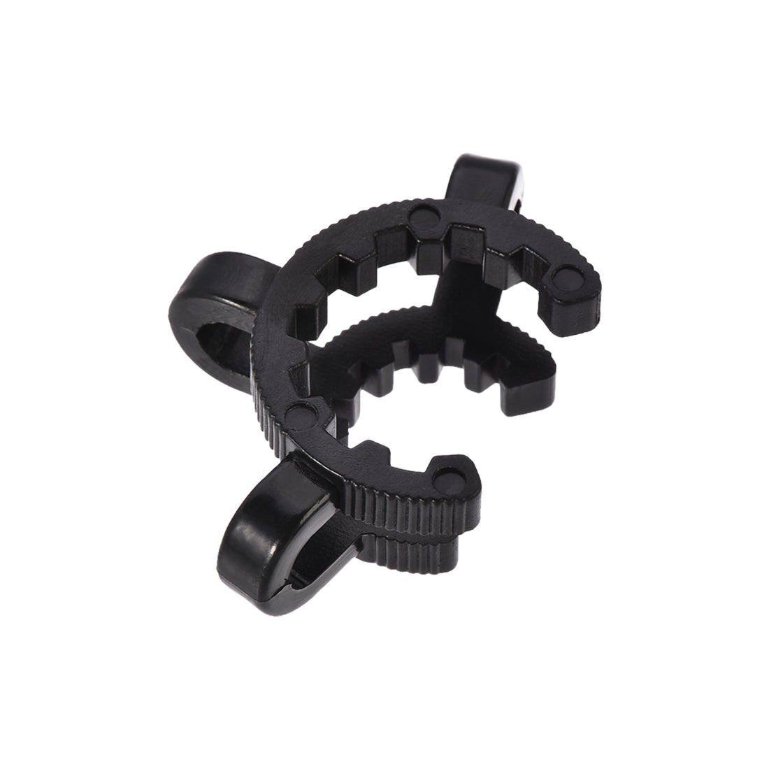 uxcell Uxcell Lab Joint Clip Plastic Clamp Mounting Clips for 14/20 or 14/35 Glass Taper Joints Laboratory Connector Black 5Pcs