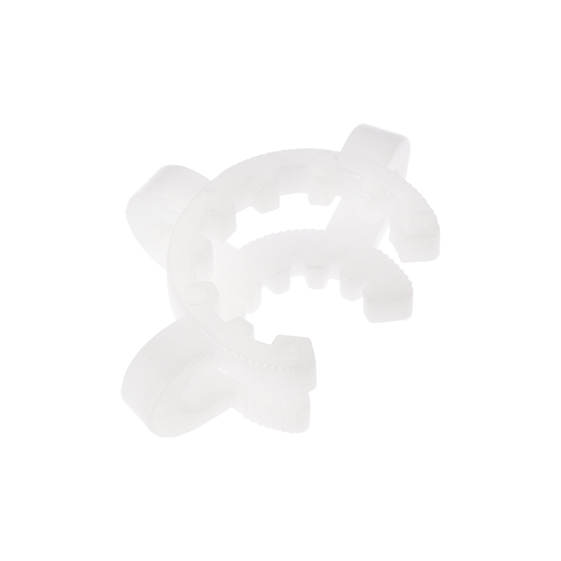 uxcell Uxcell Lab Joint Clip Plastic Clamp Mounting Clips for 14/20 or 14/35 Glass Taper Joints Laboratory Connector White 5Pcs