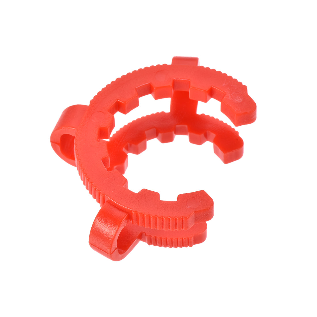 uxcell Uxcell Lab Joint Clip Plastic Clamp Mounting Clips for 29/26 or 29/42 Glass Taper Joints Laboratory Connector Red 20Pcs