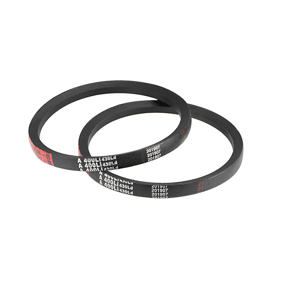 uxcell Uxcell A400/A16 V-Belts 16" Inner Girth, A-Section Rubber Drive Belt 2pcs