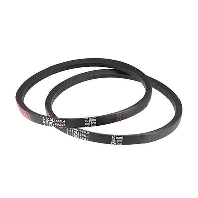 Harfington Uxcell A530/A21 V-Belts 21" Inner Girth, A-Section Rubber Drive Belt 2pcs