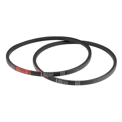 Harfington Uxcell A737 V-Belts 737mm Inner Girth 13mm Top A-Section Rubber Drive Belt 2pcs