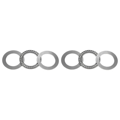 Harfington Uxcell Thrust Needle Roller Bearings with Washers Bearings Chrome Steel