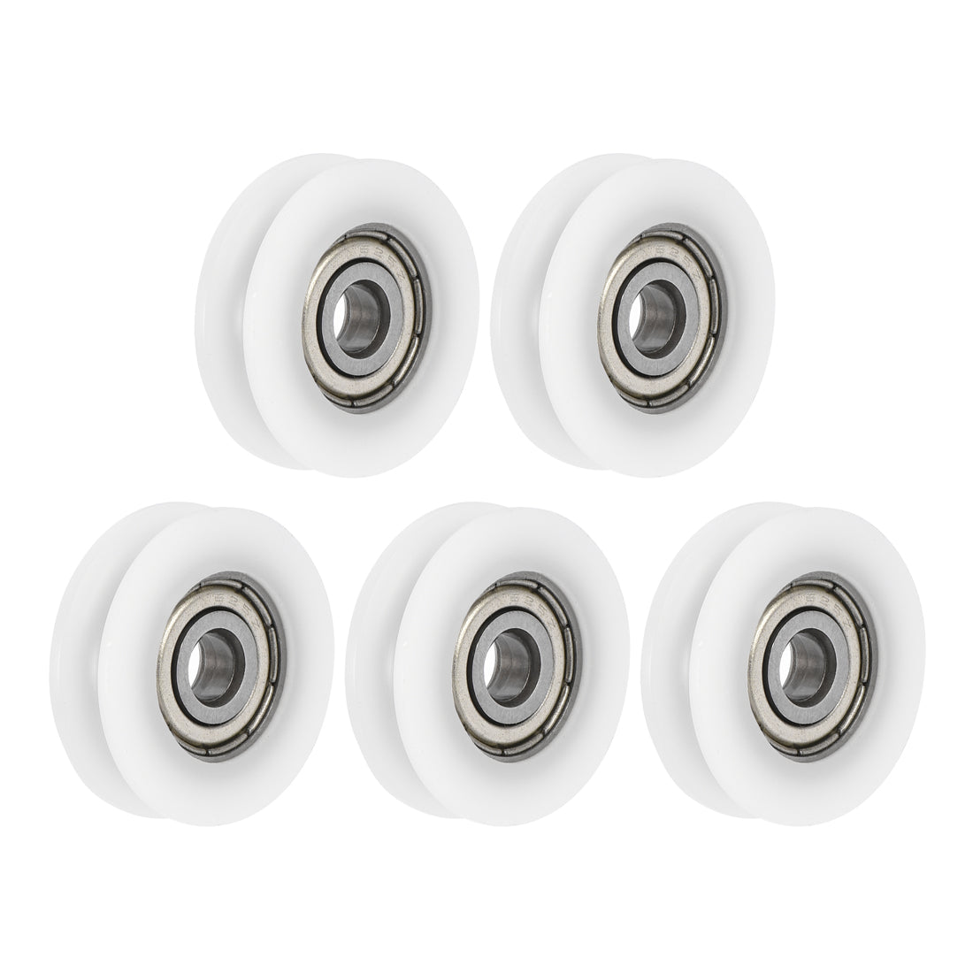 uxcell Uxcell U625ZZ 625 U Groove Bearings 5x24x7mm Shielded Chrome Steel Ball Bearings 5pcs