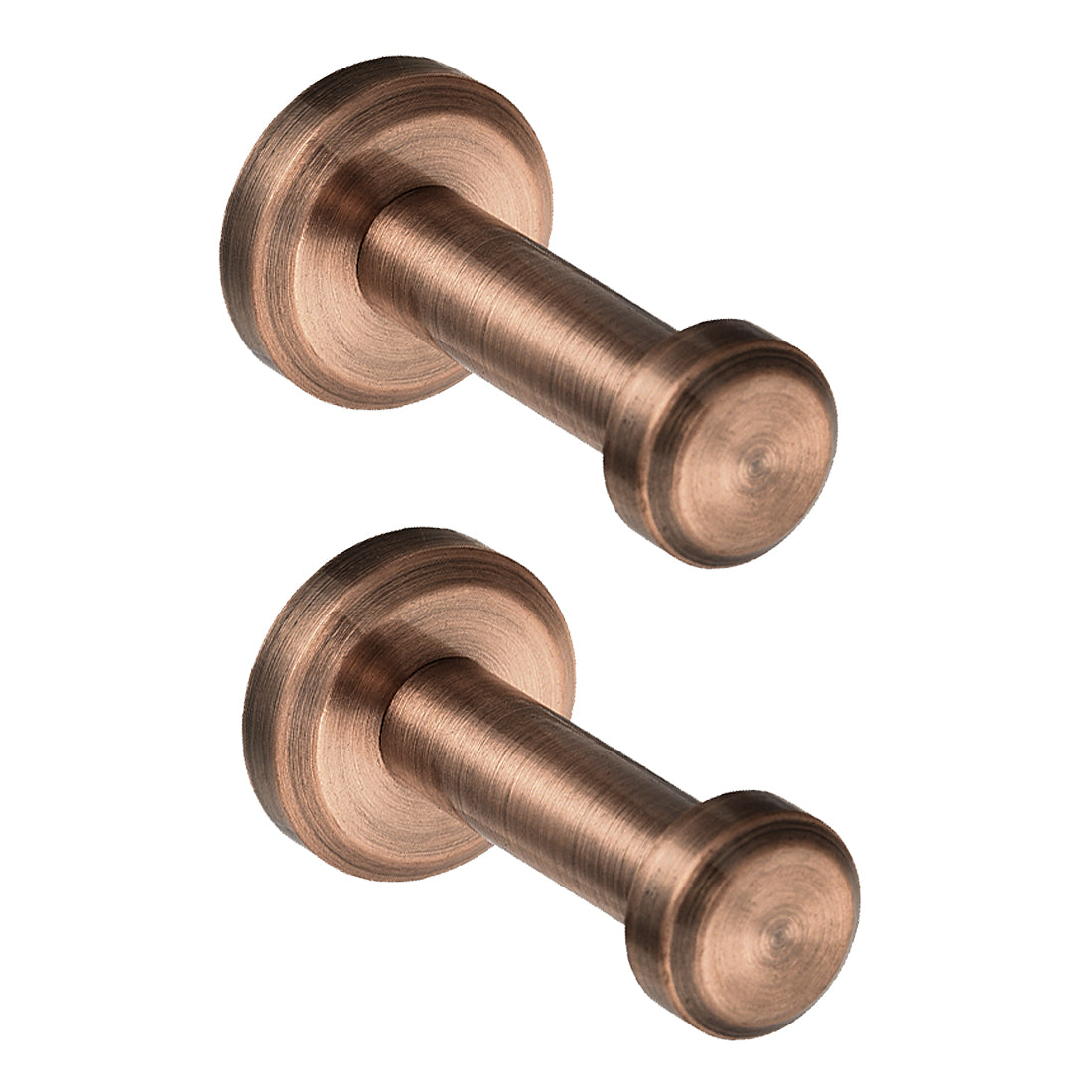 uxcell Uxcell Wall Hook Robe Towel Hook Coat Hooks Hanger Brushed Copper Tone 2Pcs