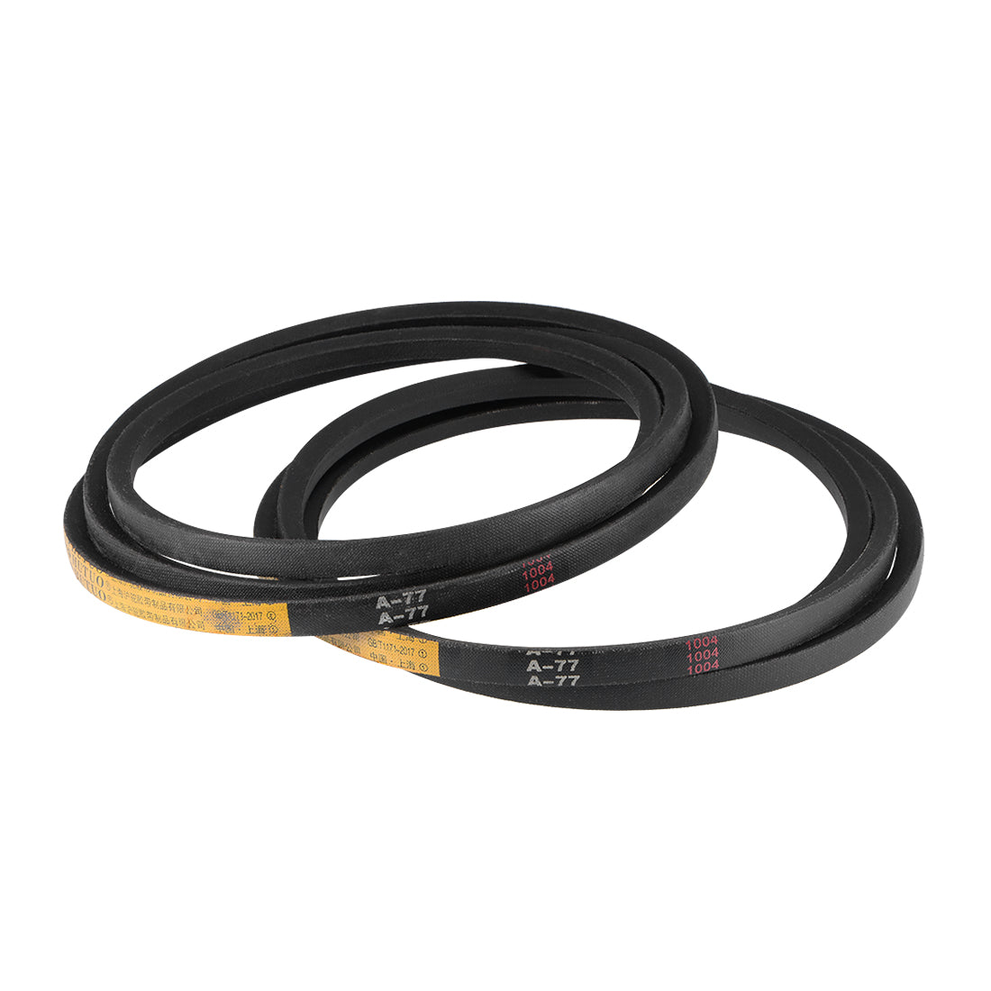 uxcell Uxcell A77 V-Belts 77" Pitch Length, A-Section Rubber Drive Belt 2pcs