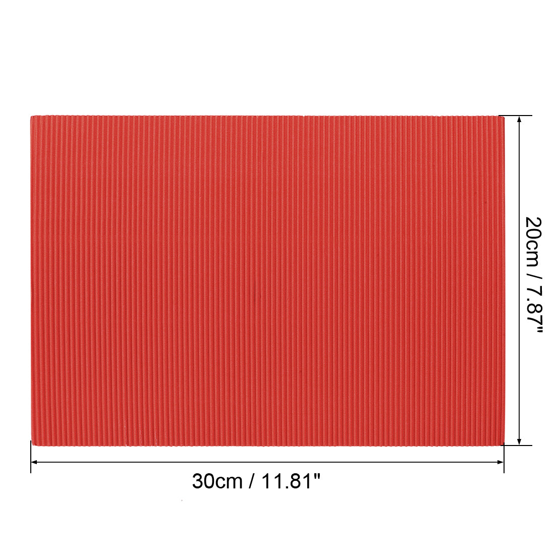 uxcell Uxcell 10x Wellpappe Papierblätter 7,87 Zoll x 11,81 Zoll für Bastel- und Heimwerkerprojekte bunt 