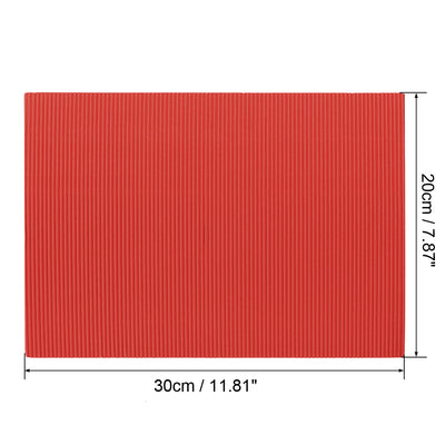 Harfington Uxcell 10x Wellpappe Papierblätter 7,87 Zoll x 11,81 Zoll für Bastel- und Heimwerkerprojekte bunt 