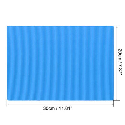 Harfington Uxcell 10 Stück Wellpappe Papierblätter Hellblau 7,87 Zoll x 11,94 Zoll für Bastel- und Heimwerkerprojekte