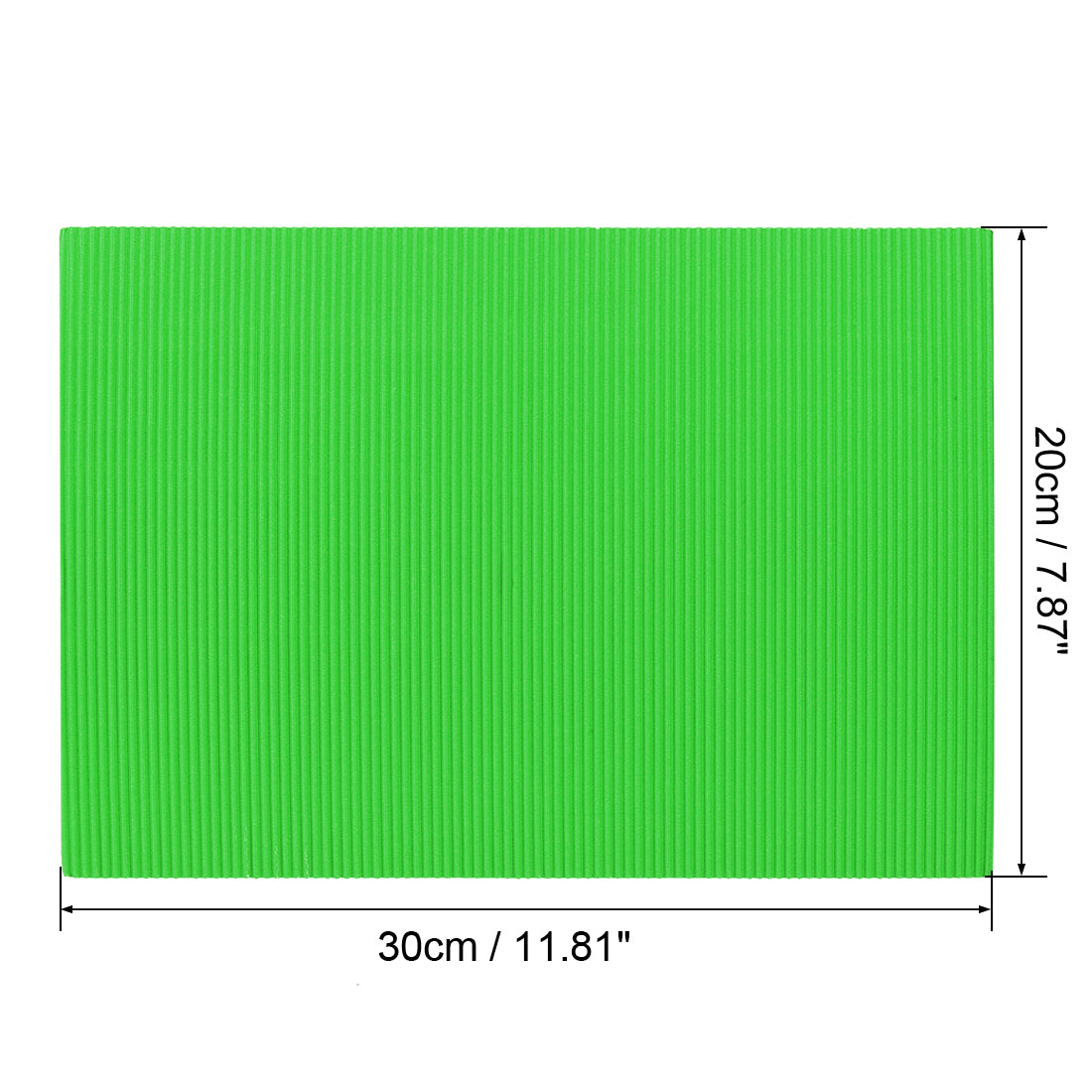 uxcell Uxcell 5pcs Wellpappe Papierblätter Grün 7,87 Zoll x 11,98 Zoll für Bastel- und Heimwerkerprojekte