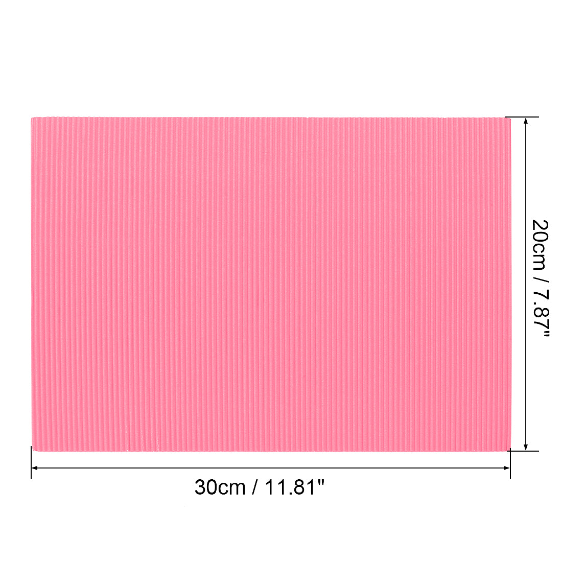 uxcell Uxcell 5 Stück Wellpappe Papierblätter Rosa 7,87 Zoll x 11,100 Zoll für Bastel- und Heimwerkerprojekte