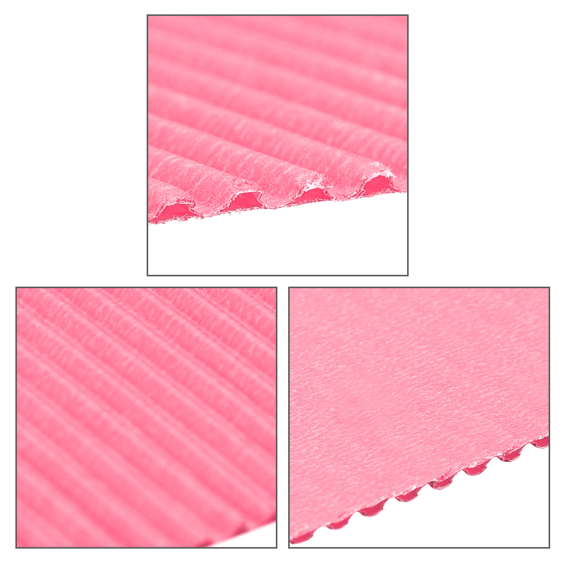 uxcell Uxcell 5pcs Corrugated Cardboard Paper Sheets,Pink,7.87-inch  x 11.100-inch