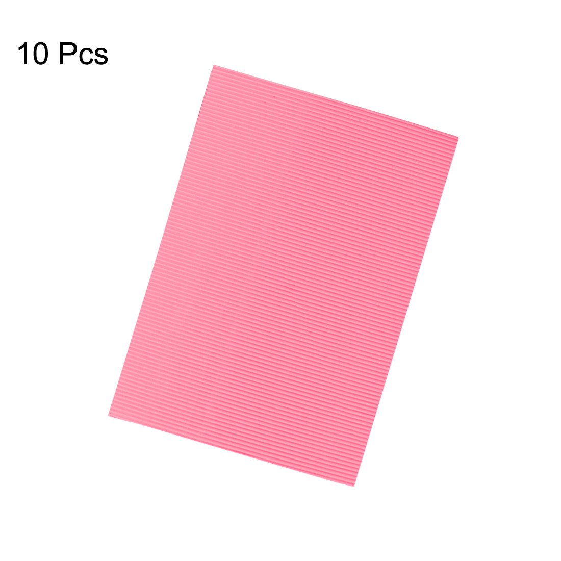 uxcell Uxcell 10pcs Corrugated Cardboard Paper Sheets,Pink,7.87-inch  x 11.81-inch