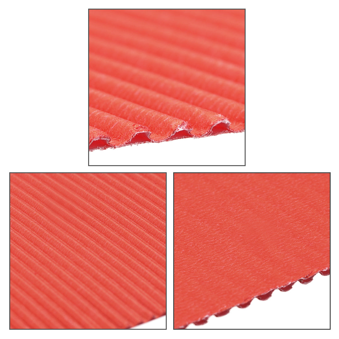 uxcell Uxcell 5pcs Corrugated Cardboard Paper Sheets,Red,7.87-inch  x 11.81-inch