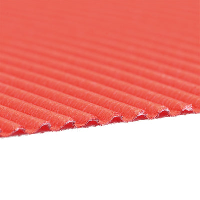 Harfington Uxcell 5pcs Corrugated Cardboard Paper Sheets,Red,7.87-inch  x 11.81-inch