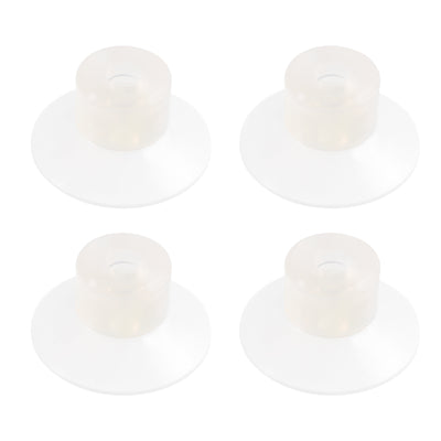 Harfington Uxcell Suction Cups, 25mm Diameter x M5 Joint Silicone Vacuum Pneumatic Suction Cup,4pcs