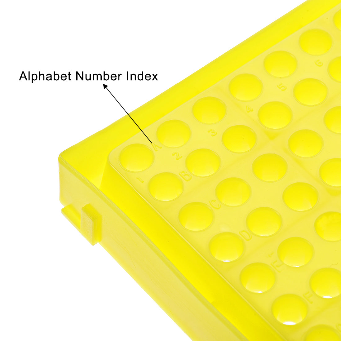 uxcell Uxcell Centrifuge Tube Rack 96-Well Polypropylene Holder for 0.2ml Microcentrifuge Tubes 5mm Hole Dia 2Pcs