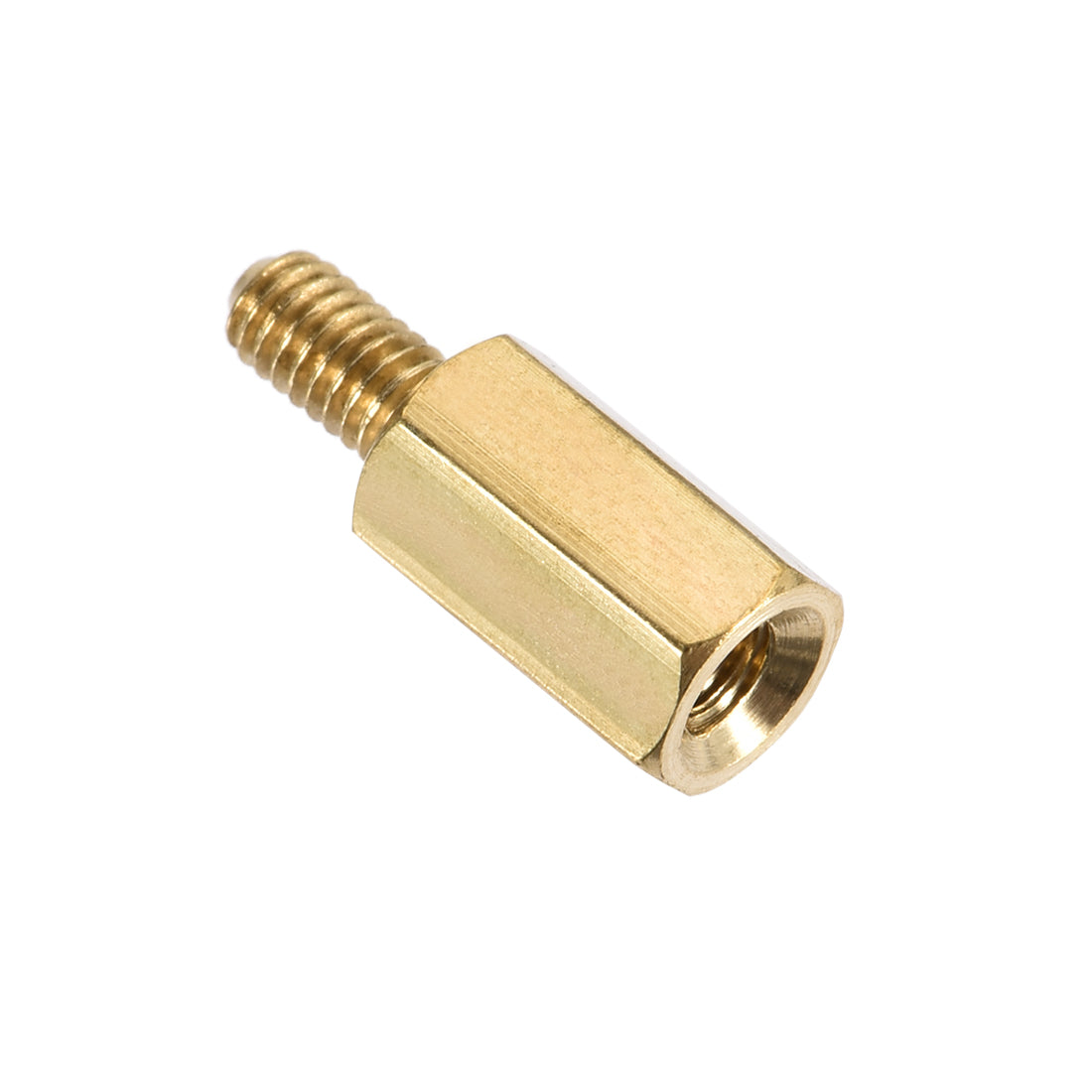 uxcell Uxcell M2.5 Male to Female Hex Brass Spacer Standoff 50pcs