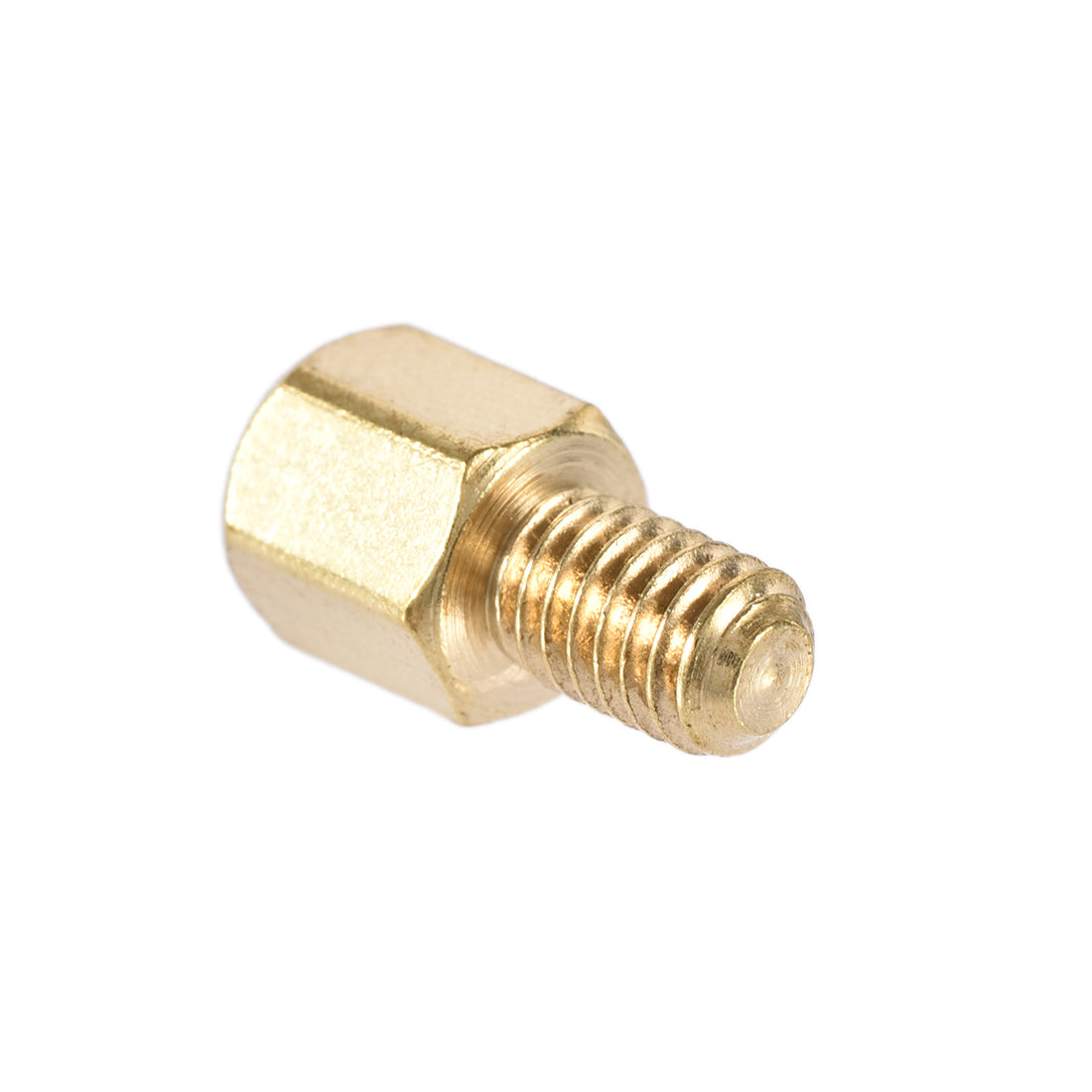 uxcell Uxcell M4 Male to Female Hex Brass Spacer Standoff 10pcs