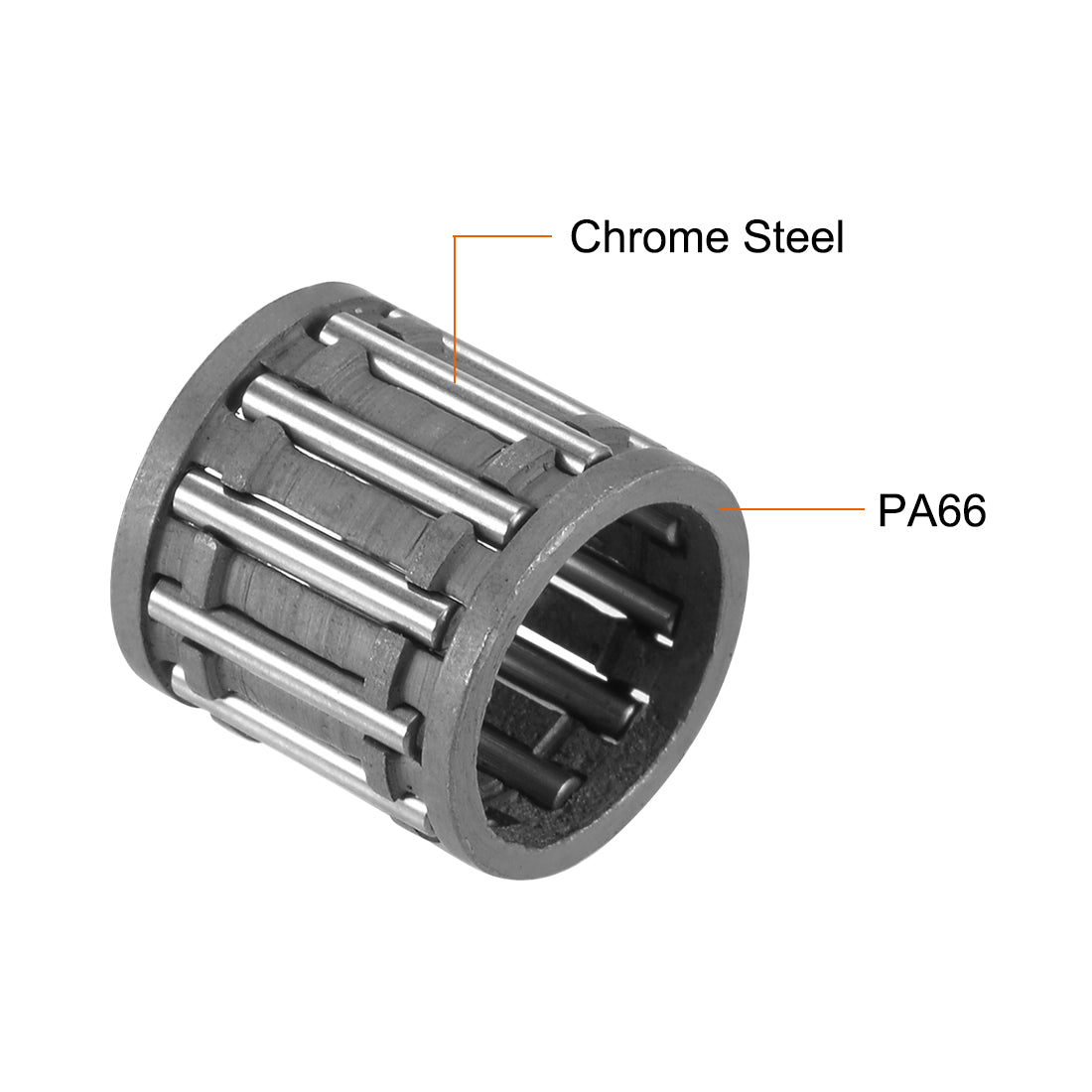 uxcell Uxcell K162212 Needle Roller and Cage Assembly 16mm Bore 22mm O.D 12mm Width 2pcs