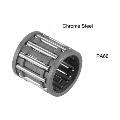 Harfington Uxcell K162212 Needle Roller and Cage Assembly 16mm Bore 22mm O.D 12mm Width 2pcs