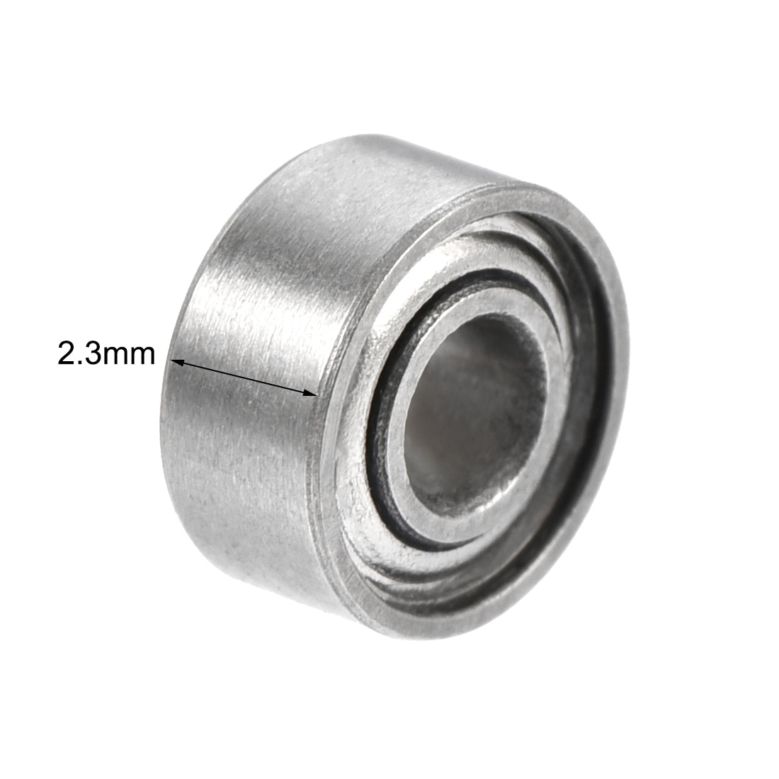 uxcell Uxcell S682ZZ Stainless Steel Ball Bearing 2x5x2.3mm Double Shielded S682 Bearings 2pcs