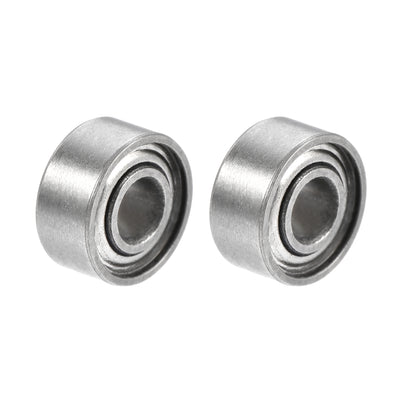 Harfington Uxcell S682ZZ Stainless Steel Ball Bearing 2x5x2.3mm Double Shielded S682 Bearings 2pcs