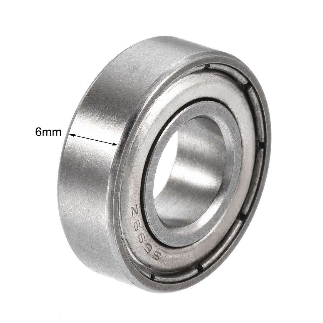 uxcell Uxcell S699ZZ Stainless Steel Ball Bearing 9x20x6mm Double Shielded S682 Bearings 2pcs