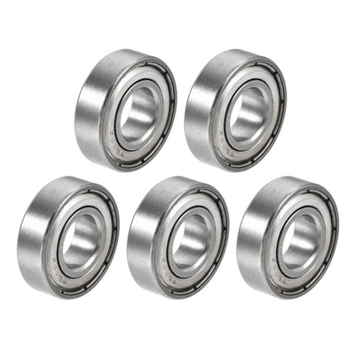 Harfington Uxcell S699ZZ Stainless Steel Ball Bearing 9x20x6mm Double Shielded S682 Bearings 5pcs