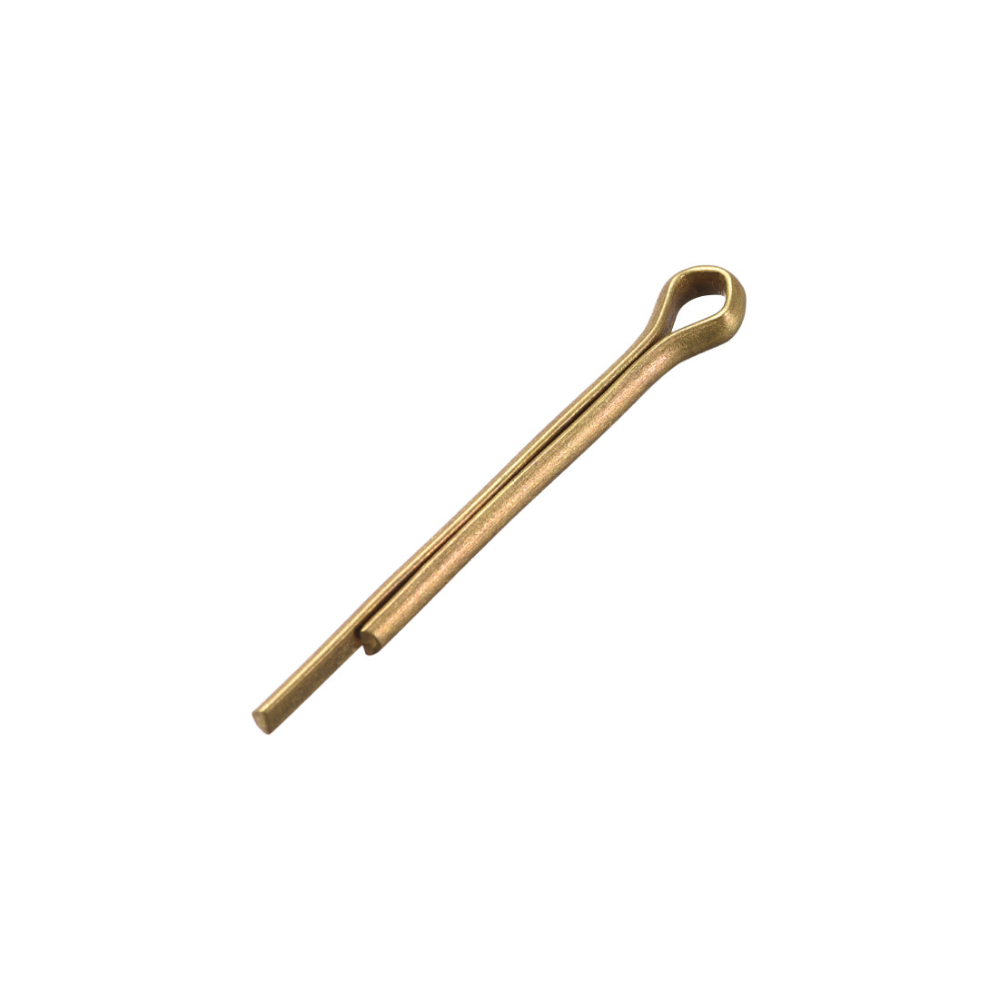 uxcell Uxcell Split Cotter Pin - 2.5mm x 25mm Solid Brass 2-Prongs Gold Tone 10Pcs