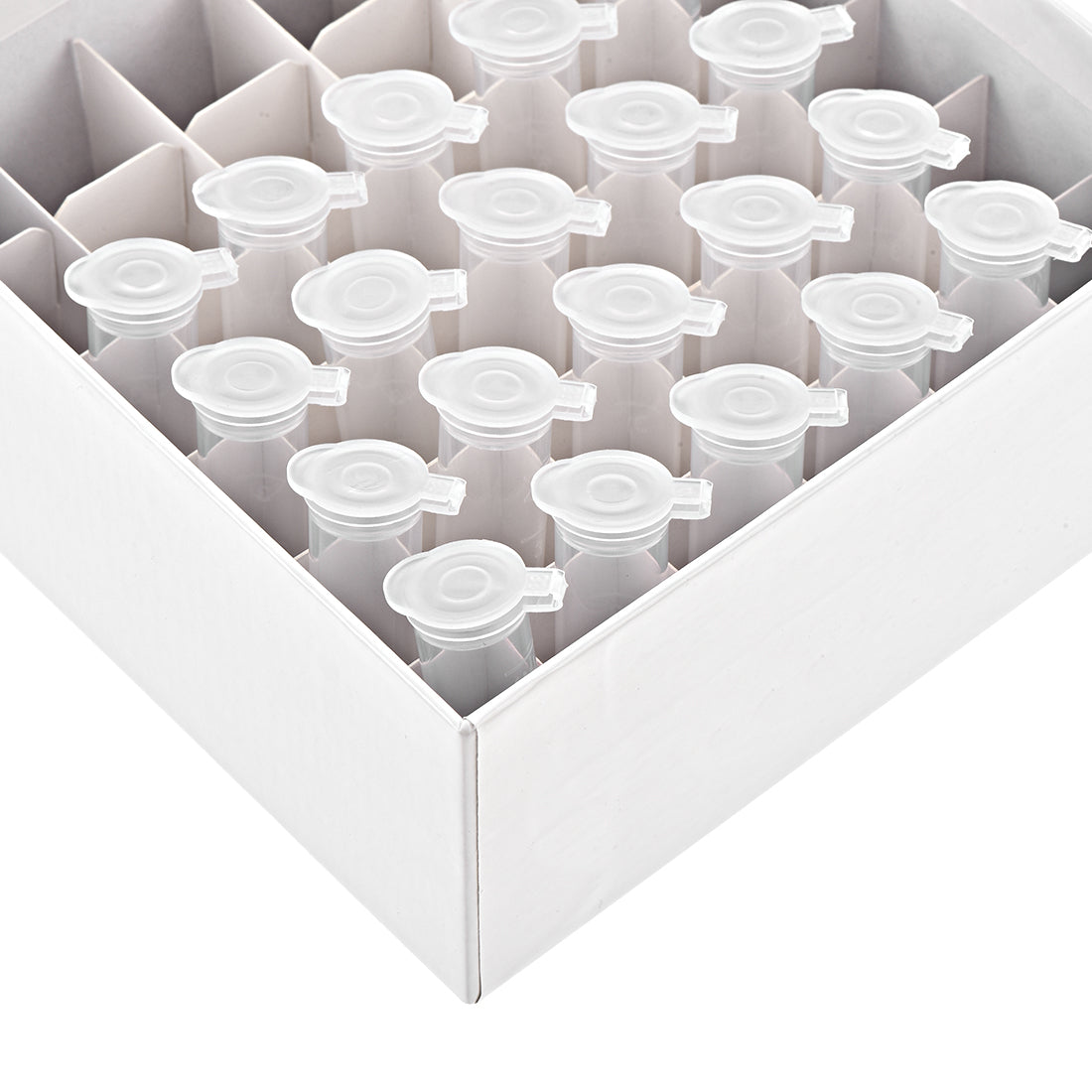 uxcell Uxcell Freezer Tube Box 36 Places Waterproof Cardboard Holder Rack for 5ml Microcentrifuge Tubes 3Pcs