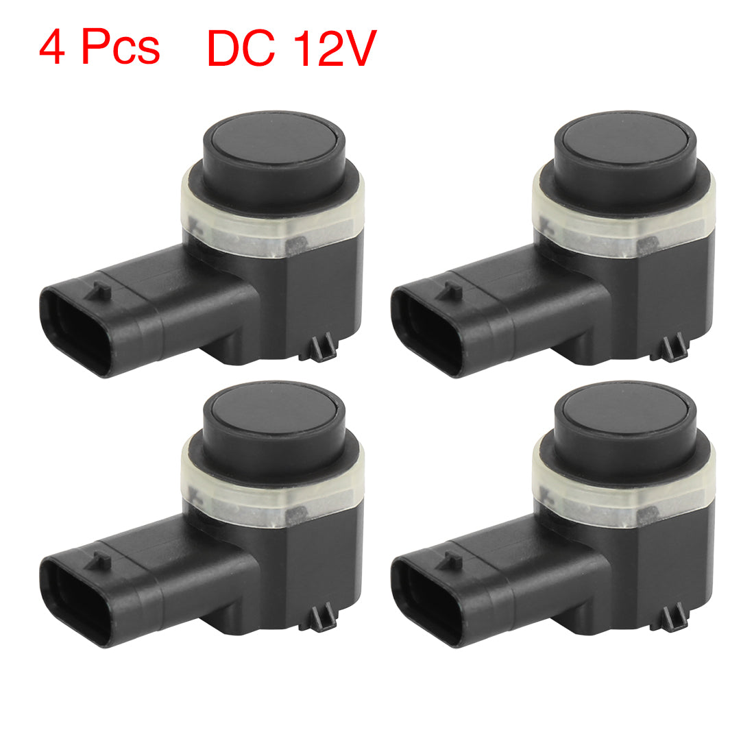 X AUTOHAUX 4pcs 4H0919275 Bumper Reverse PDC Parking Sensor for Audi A4 A5 A6 Q3 Q4 Q7 S4 S5 S8 R8 for Seat for VW Touareg CC