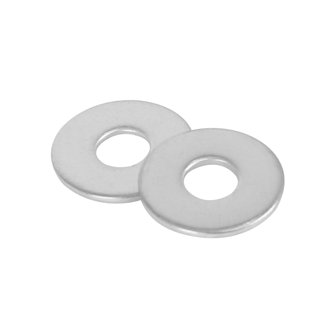 Harfington 110pcs M5 x 15mm x1mm Stainless Steel Car Fastener Sealing Flat Washer Gaskets