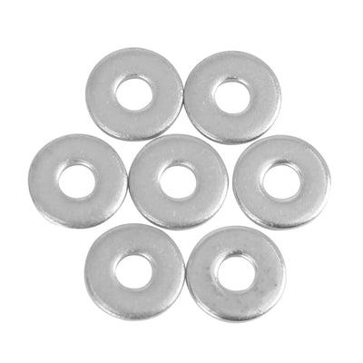 Harfington 55pcs M5 x 15mm x2mm Stainless Steel Car Fastener Sealing Flat Washer Gaskets