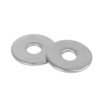 Harfington 55pcs M6 x 20mm x1.5mm Stainless Steel Car Fastener Sealing Flat Washer Gaskets