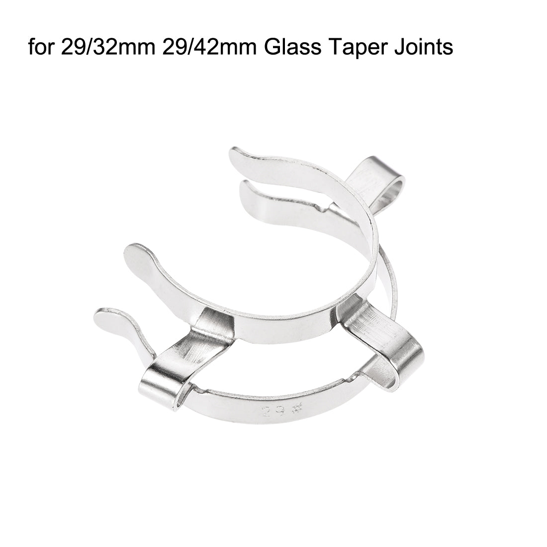 uxcell Uxcell Joint Clip Lab Clamp Mounting Clips for 29/32mm 29/42mm Glass Taper Joints 2Pcs