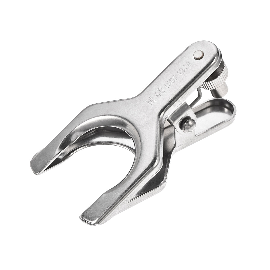 uxcell Uxcell Joint Clip Lab Clamp Round Mounting Clips for 34mm Glass Ground Joints Laboratory Tool Stainless Steel