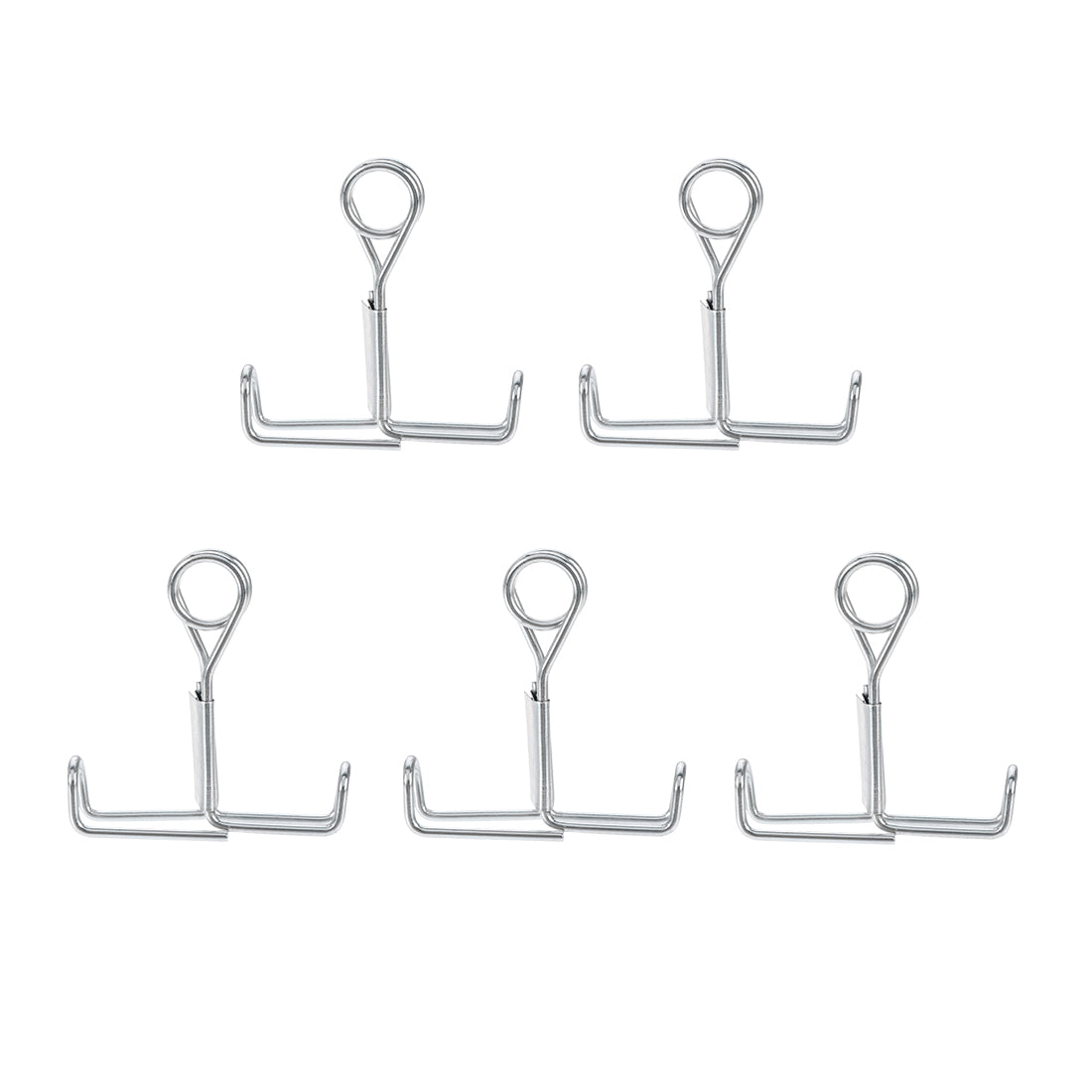 uxcell Uxcell Flow Control Tubing Clamps Flat Jaw Spring Clamp for Lab Flexible Hose 5Pcs