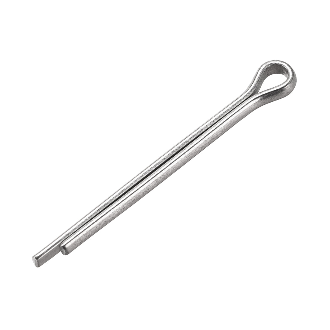 uxcell Uxcell Split Cotter Pin - 3mm x 35mm 304 Stainless Steel 2-Prongs Silver Tone 60Pcs