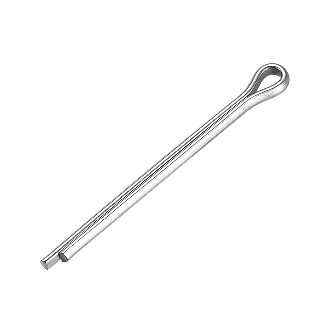 uxcell Uxcell 30Stk.Geteilter Splint -4mm x 50mm 304 Edelstahl 2 Zinken Schlüssel Silber