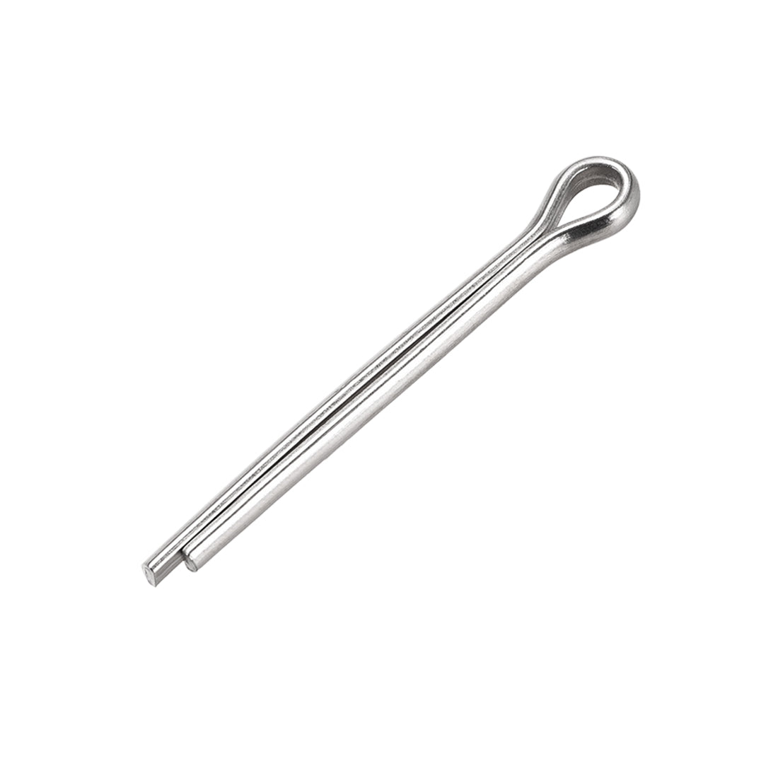 uxcell Uxcell Split Cotter Pin - 5mm x 50mm 304 Stainless Steel 2-Prongs Silver Tone 15Pcs