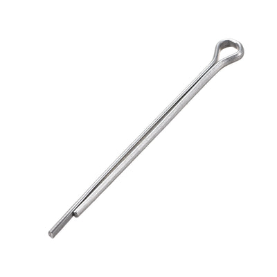 uxcell Uxcell Split Cotter Pin 3/32 inch x 1 31/32 inch Carbon Steel 2-Prongs Silver 50Pcs