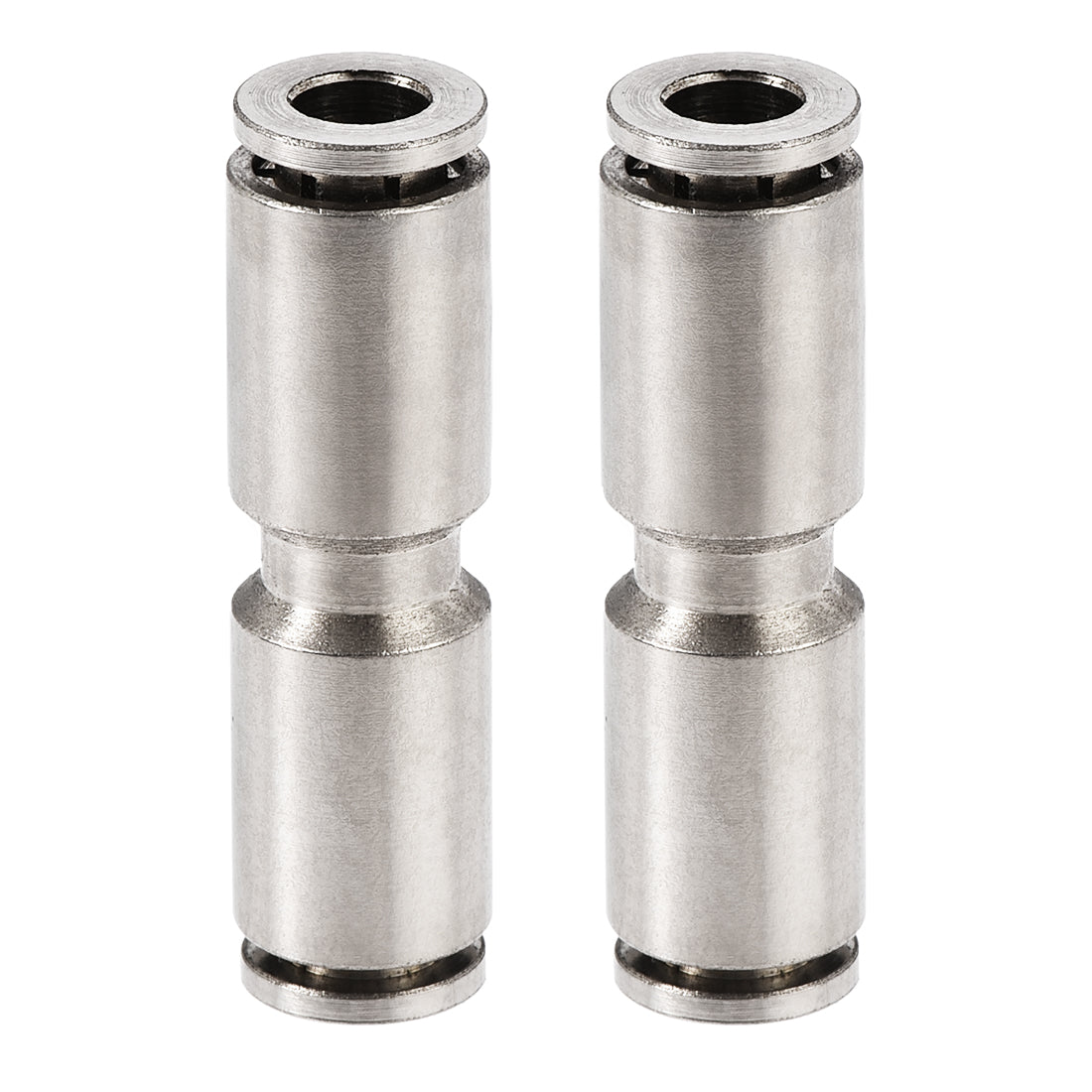 uxcell Uxcell Push to Connect Tube Fitting Straight Pneumatic Connector for 4mm OD Tube 2pcs