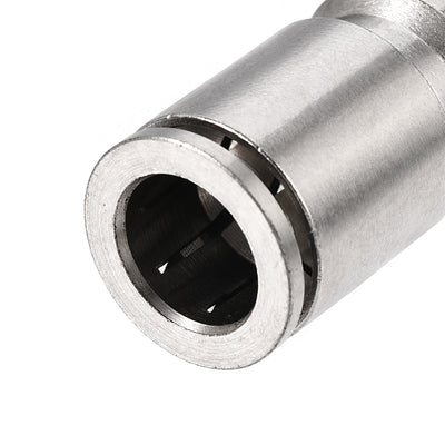 Harfington Uxcell Push to Connect Tube Fitting Straight Pneumatic Connector for 10mm OD Tube 2pcs