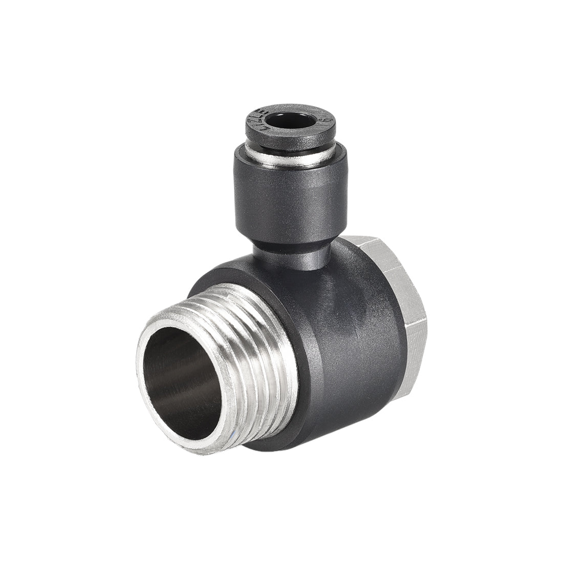 Harfington Pneumatic Push to Connect Tube Fitting to Male Thread Elbow