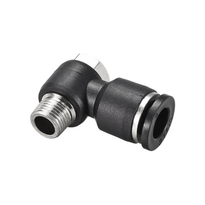 Harfington Pneumatic Push to Connect Tube Fitting Tube to Male Thread Elbow